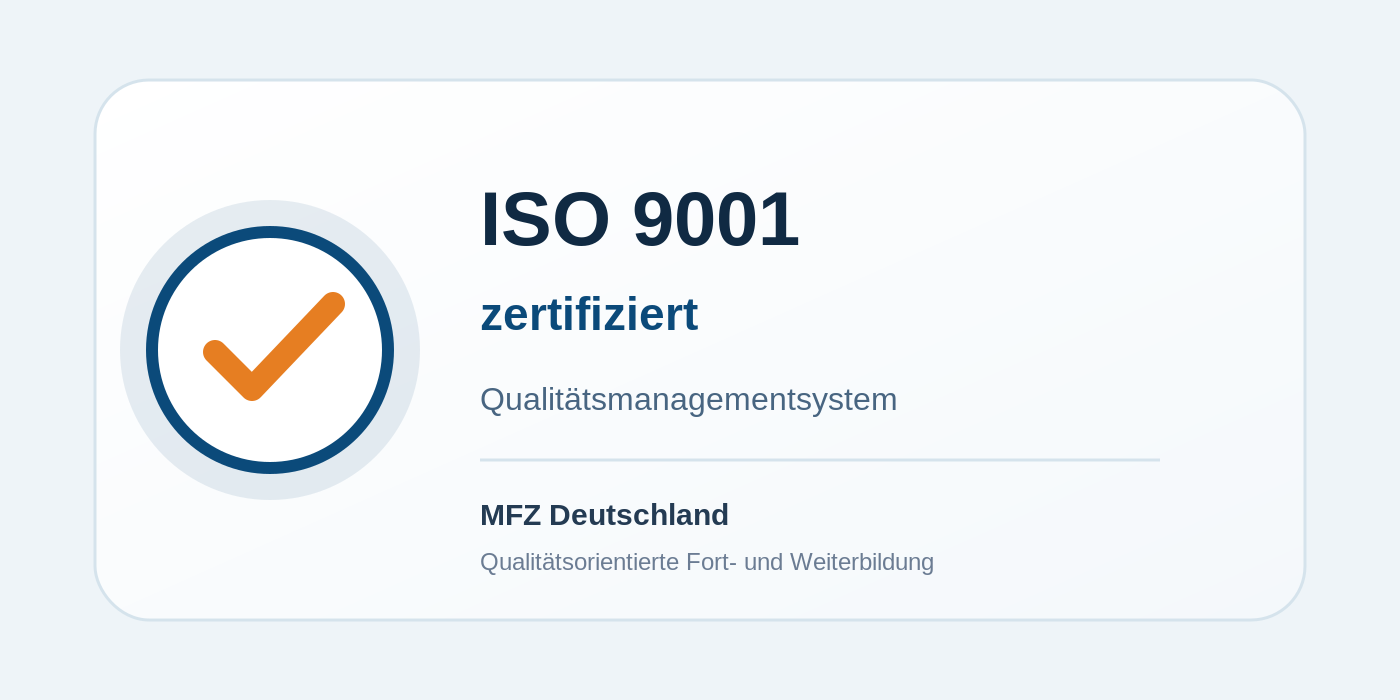 ISO 9001 zertifiziert