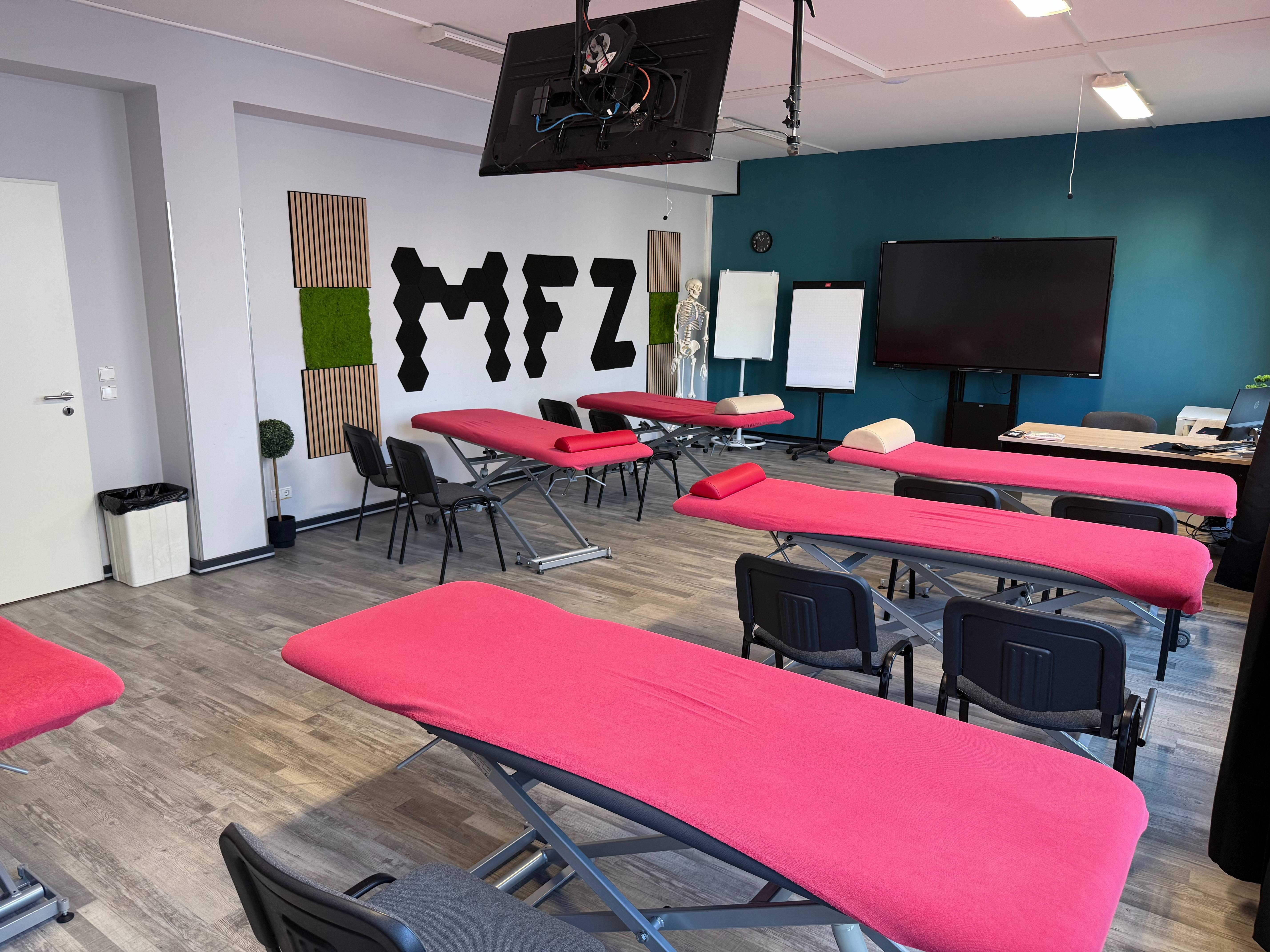 Kursraum im MFZ Leipzig mit moderner Ausstattung